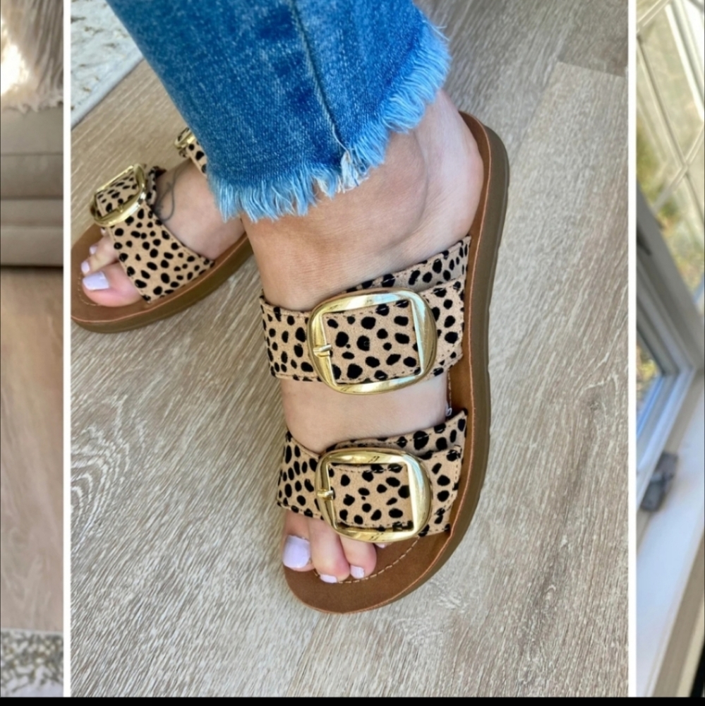 Coconuts Matisse Leopard Slip-on Sandal